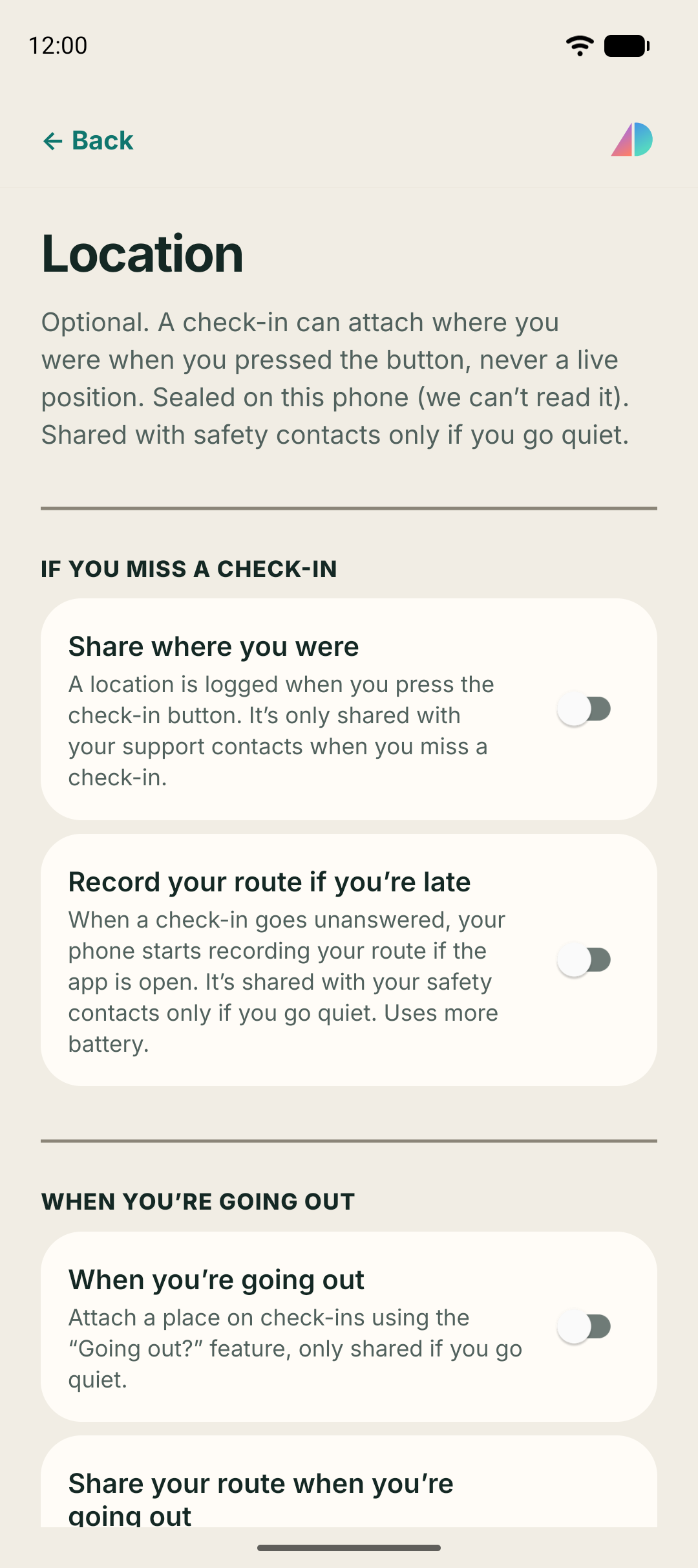 Your location